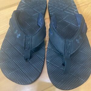 Under Armour Black Sport Flip Flops